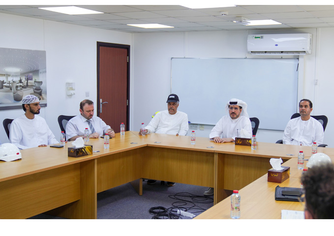 HE Saeed Mohammed Al Tayer reviews progress at Al Shera’a, DEWA’s headquarters