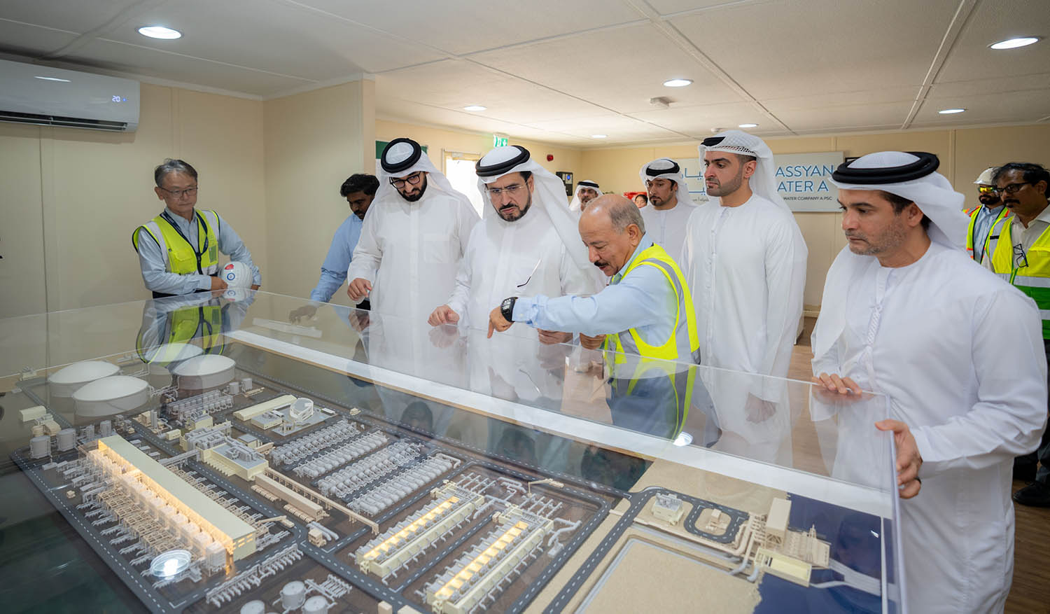 HE Saeed Al Tayer inspects progress on one of the world’s largest reverse osmosis projects 