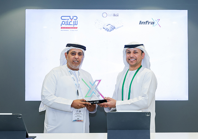 "إنفرا إكس" و"دبي للإعلام" تتعاونان لتعزيز دور التكنولوجيا في العمليات الإعلامية