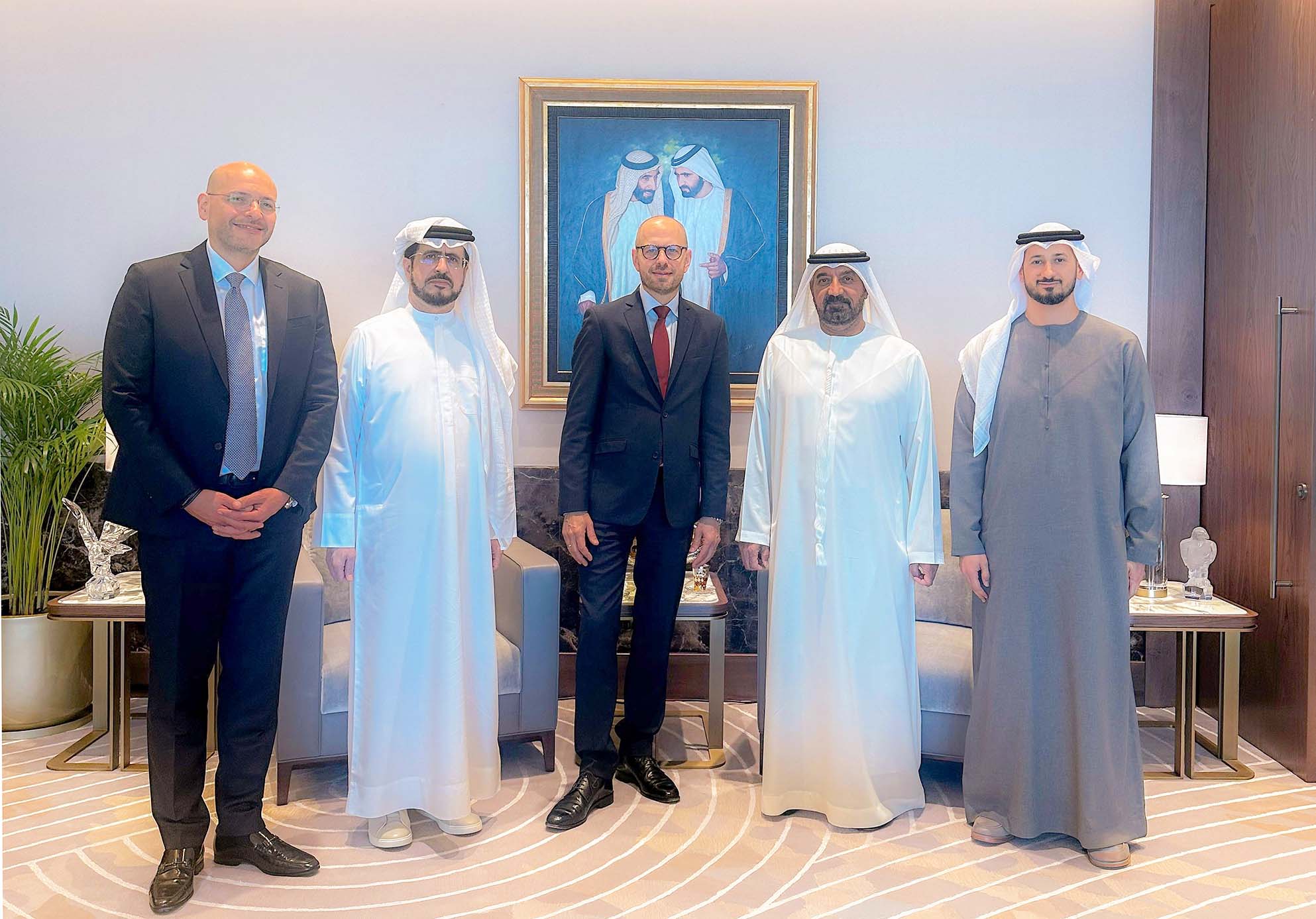 His Highness Sheikh Ahmed bin Saeed Al Maktoum Receives Chairman of Siemens Energy